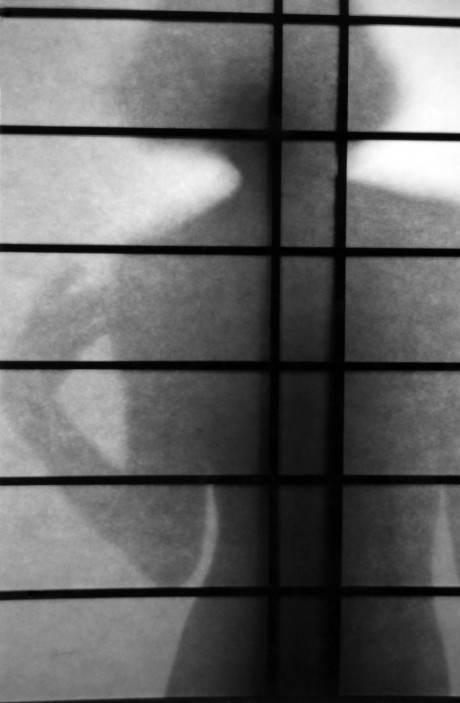 Asian babe shows her petite body & her tiny tits in a ebony & white scene