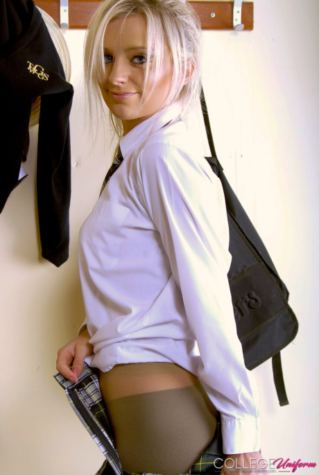 College Uniform performed by Meklaina naked Gallery