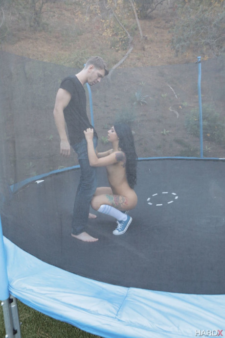 Curvy latina teen Gina Valentina loving hardcore anal sex with a hung guy