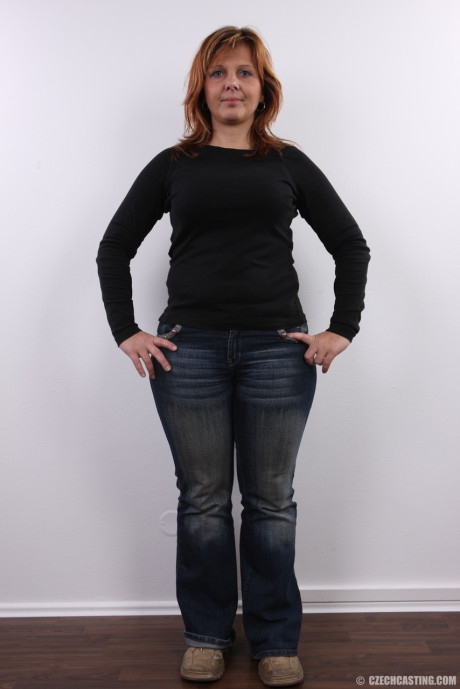 Overweight female spices up her non-existent sex life by becoming a naked model