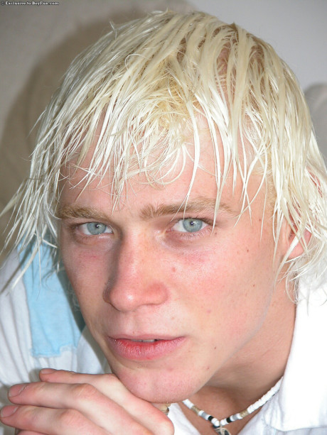 Horny blonde with a large behind Jarrod	strips his undergarment & jerks off in a gay solo