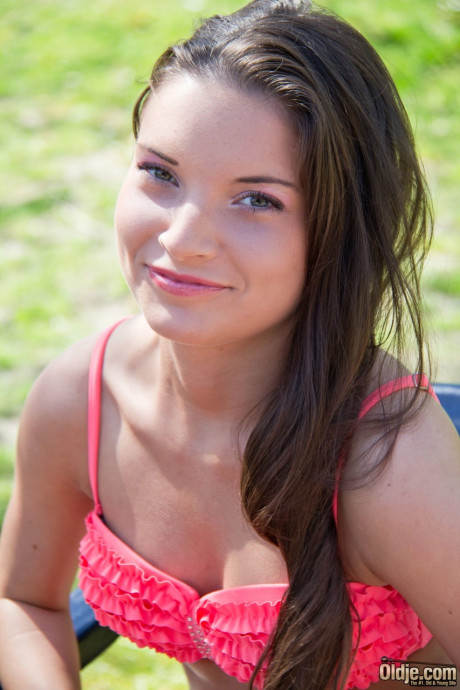 Adorable amateur young Anita Berlusconi gets poked hard in a DP debauchery