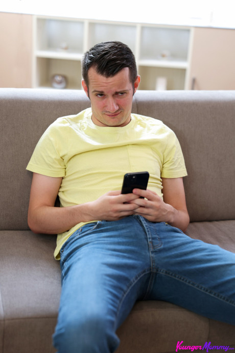 Mom with glasses Stacy Cruz getting banged and spunked by her stepson