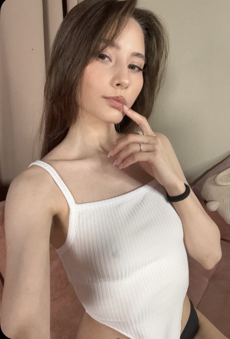 Beautiful pretty babe Kaori Evens shows her small titties in a compilation wearing underwear