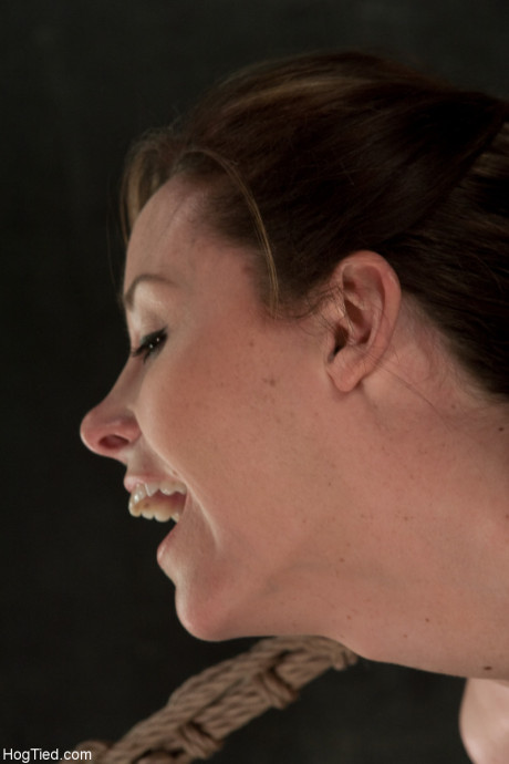 Nympho with giant tits Christina Carter gets tied up for hot wax treatment