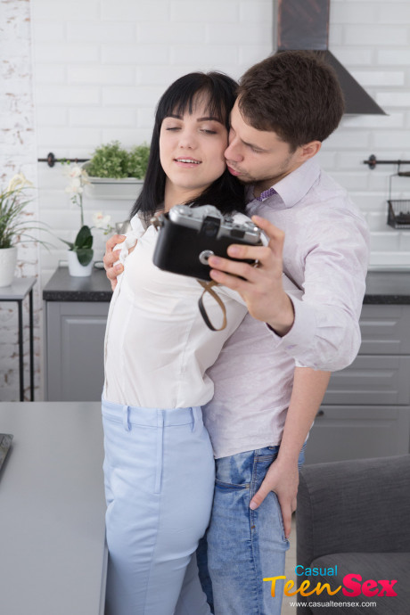 Ravishing teenie intern Tetti Dew Korti likes a hardcore quickie in the office