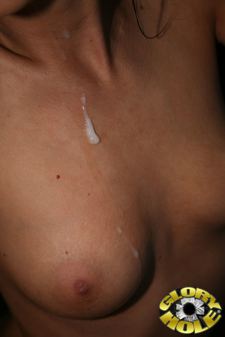 Stephanie Cane blows & mounts two gloryhole BBCs & licks a load of spunk