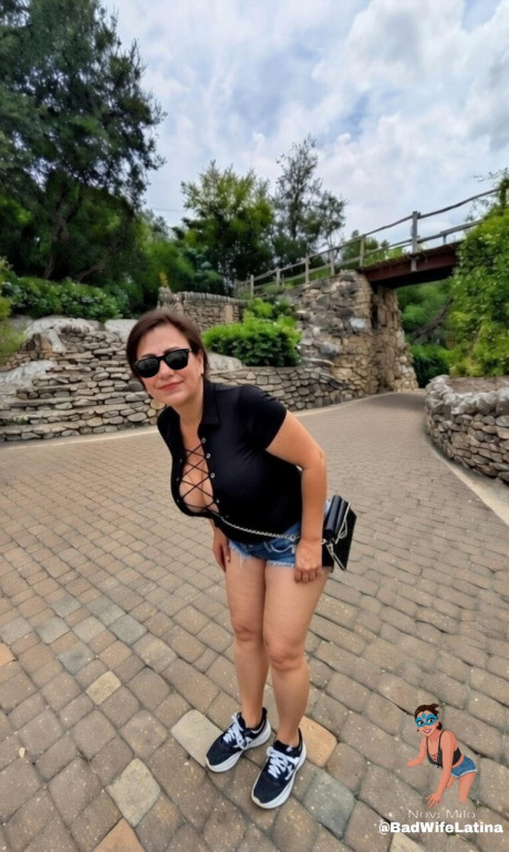 OnlyFans Bad wifey latina performed by Novi Milo nude Images