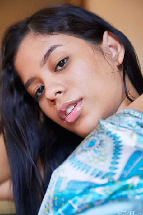 Stunning Karin Torres shows her lovely big butt and natural tits at home