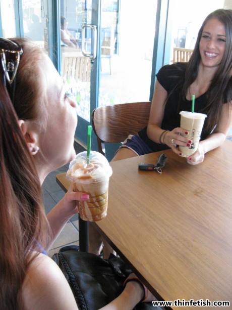Petite slut gf woman Tiffany Thompson takes naked selfies in a bathroom mirror