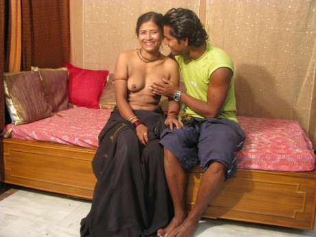 Indian MILF is left with a creampie after oral and anal sex with her husband man stud