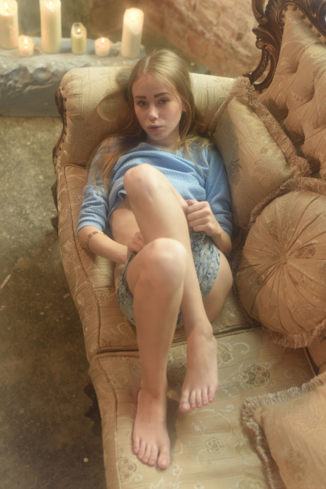 American young Skye showing every inch of her beautiful skinny body