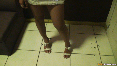 Ravishing Filipina Joy Alano gives sloppy head and gets fucked at a hotel