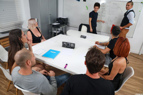 Lets Go Bi performed by Ann Bazuka, Briss Myers, Chris Angelo naked Gallery