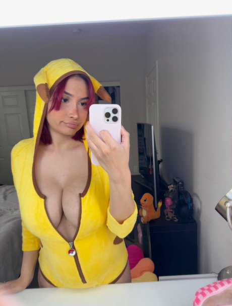 Buxom babe Angel shows off her monstrous boobies & enjoys some POV hardcore sex