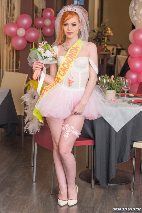 Sleazy bunny ladies strip and fuck giant schlongs at the bachelorette party