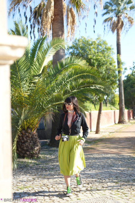 Various hot ladies model by themselves during safe for work shoots