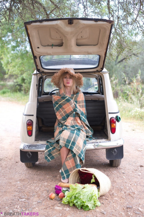 Various hot ladies model by themselves during safe for work shoots