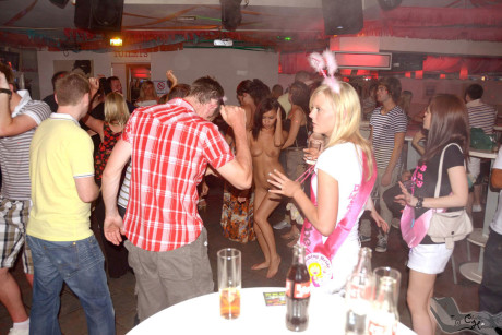 Brunette babe Agnes shamelessly posing booty naked in her compilation