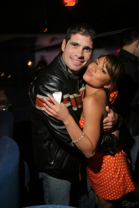 Sleazy Filipina MILF Charmane Star getting wild and dirty at the nightclub