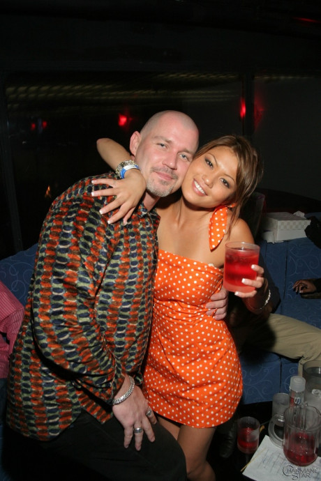 Sleazy Filipina MILF Charmane Star getting wild and dirty at the nightclub