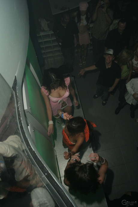 Sleazy Filipina MILF Charmane Star getting wild and dirty at the nightclub