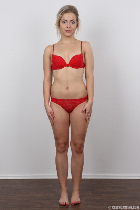 Ravishing lovely Alzbeta shows her smiley face and hard nipples to the camera