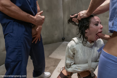 Hardcore threesome performed by Astral Dust, Bill Bailey XXX Pictures