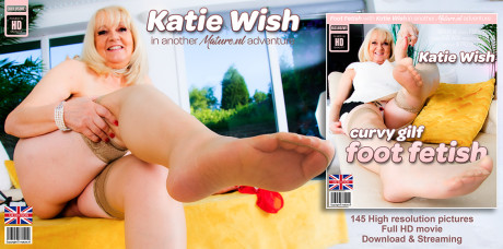 Humongous breasted Katie Welsh is a hot curvy British old lady who enjoys fooling