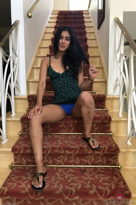 Exotic young Sophia Leone shows her sexy boobs & holes in a solo compilation