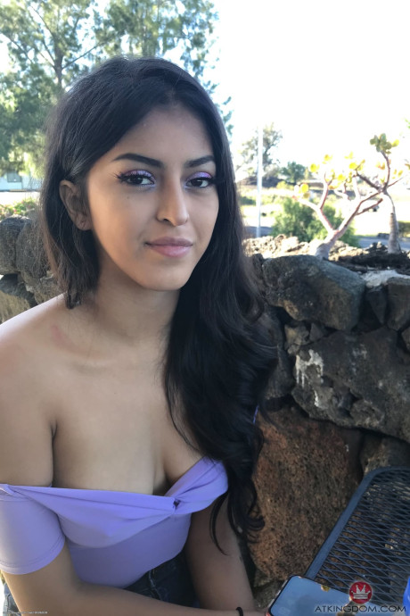 Exotic young Sophia Leone shows her sexy boobs & holes in a solo compilation
