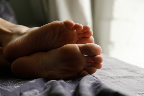 Adorable babe Katya Nesterova shows off her beautiful teen titties & her hot booty