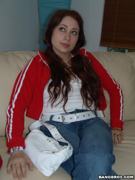 Hot brunette Serena liking 2 large rods in a steamy interracial orgy