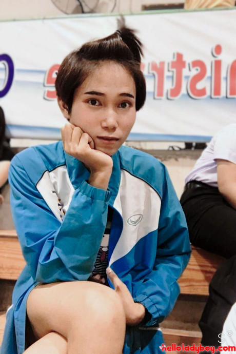 Stunning oriental transexual posing fully clothed in public in her own compilation