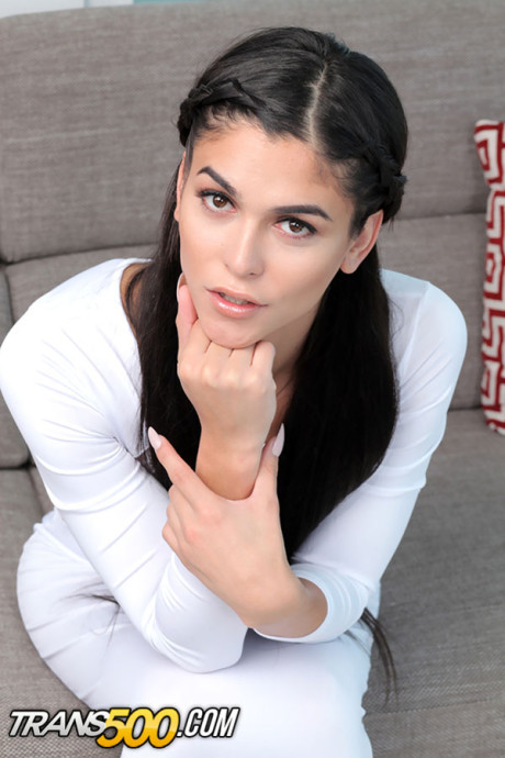 The stunning Domino Presley is back again with another attractive solo self lovin
