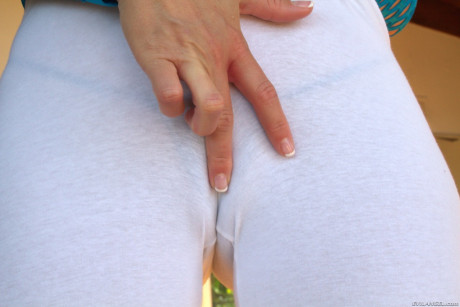 Dirty girls showing off their camel toes in their cute outfits