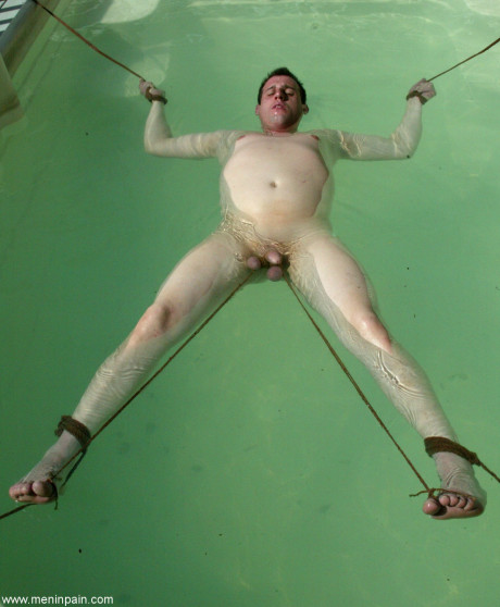 Thin latina and a pretty asian lady girl lady fuck several restrained sex slaves
