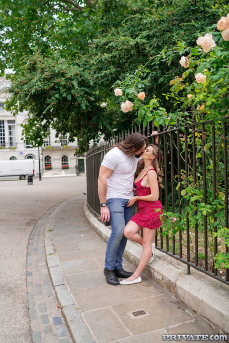 British young Honour May gets poked by a enormous stranger she just met