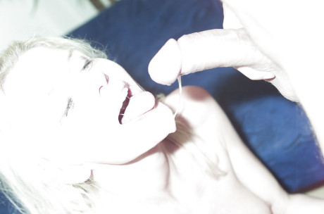 Yellow-haired Euro pornstar delivers messy bj before hardcore ass fucking