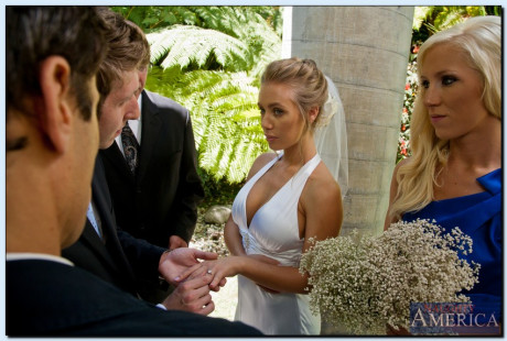 Bride Nicole Aniston gets screwed by her hubby best friend in the bathroom