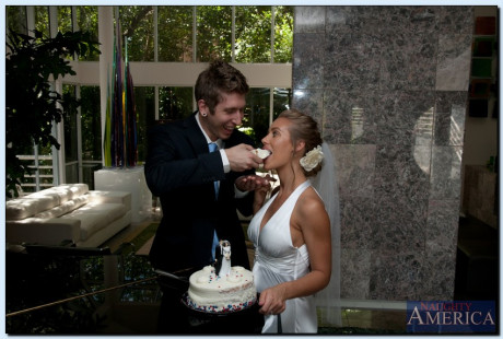 Bride Nicole Aniston gets screwed by her hubby best friend in the bathroom