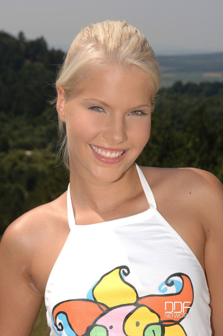 Hungarian Pink twat blows rocks dong and gets spunk in her mouth in the sleazy